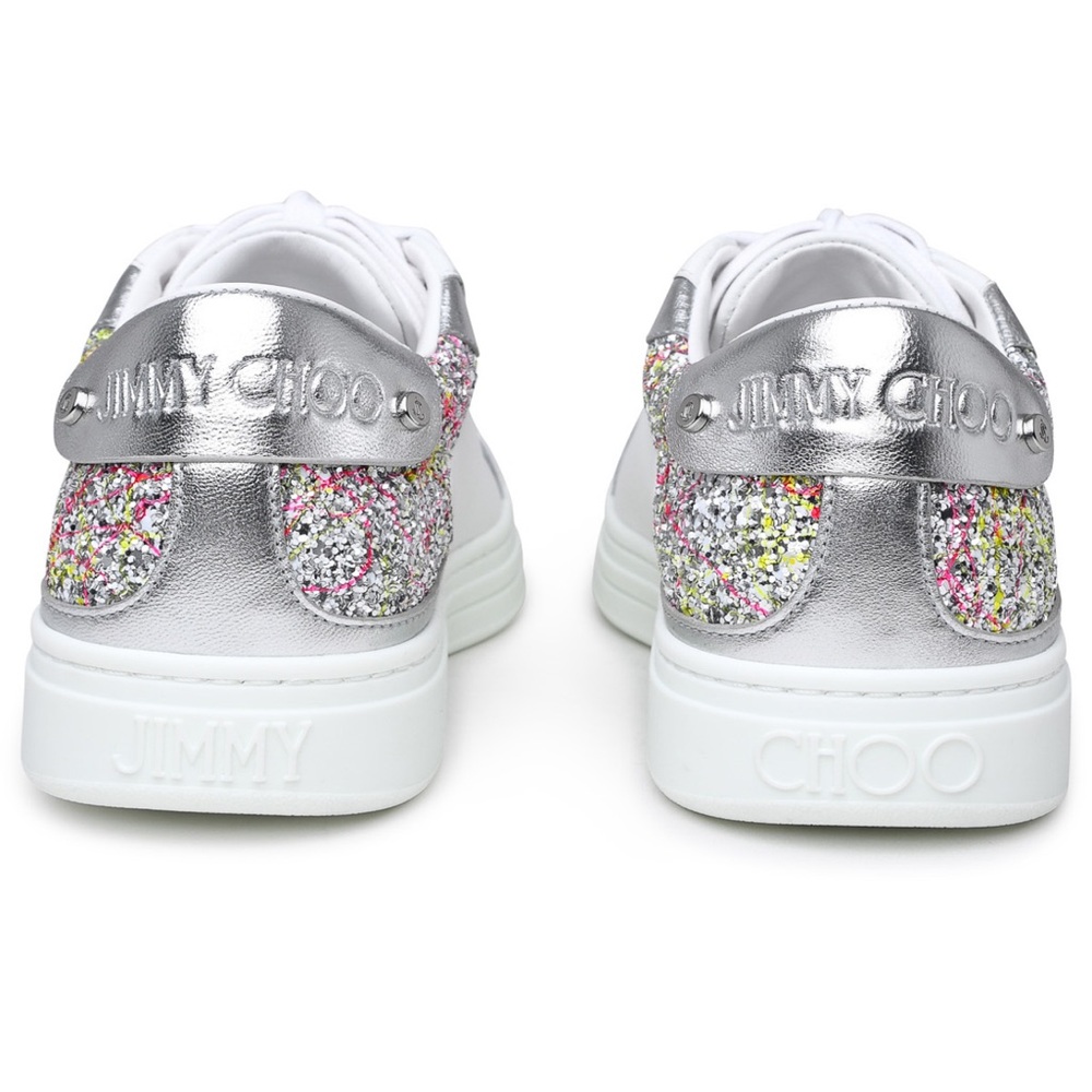Jimmy Choo Rome/F White/Multi Sneakers size 38